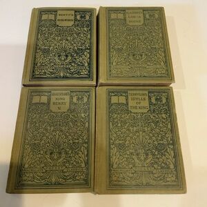 Macmillans Pocket Classics 1900s Reprint Set of 4 Hardcover Antique #48